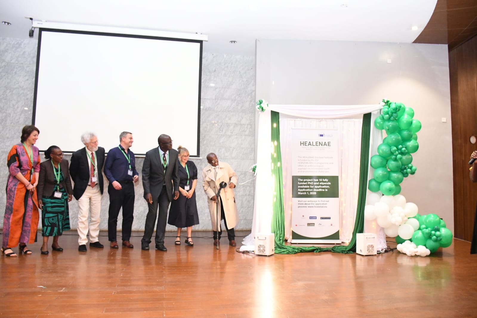 The PIs and Supervisors from the 7 partner Universities of the HEALENAE Doctoral Network